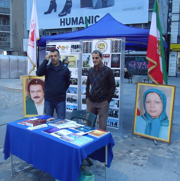 نمایشگاه اعدام ایران حقوق بشر سازمان مجاهدین خلق ایران