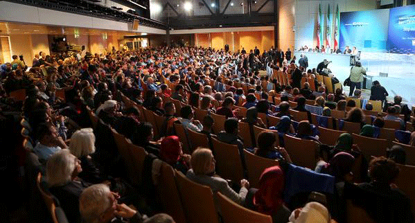 کنفرانس علیه اعدام در پاریس مریم رجوی مجاهدین خلق ایران