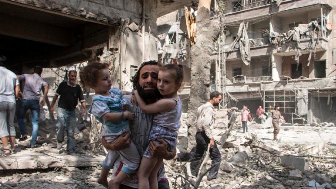 بمبارانهای وحشیانه  مردم سوریه توسط هواپیماهای روسیه