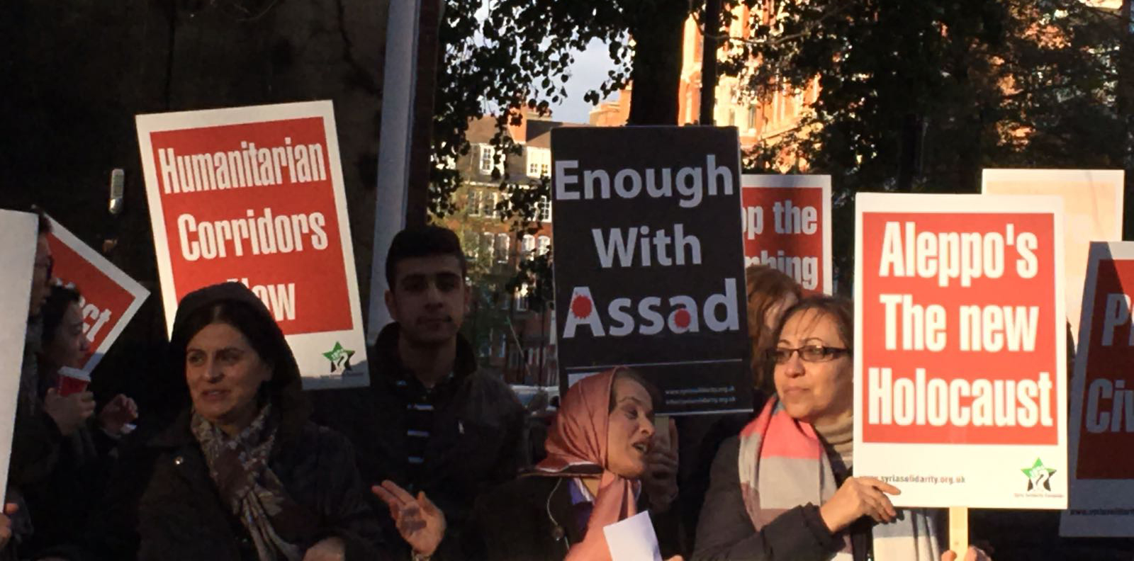 تظاهرات/مجاهدین/حلب/سوریه/لندن/انگلستان/