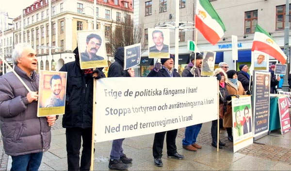 فراخوان برای آزادی زندانیان سیاسی در ایران - سوئد - یوتوبری