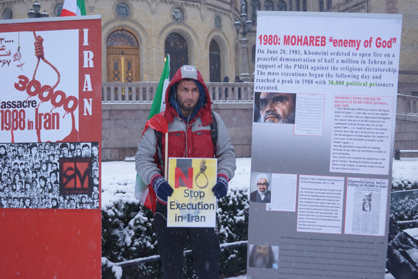 اسلو - نروژ - همبستگی با اعتراض علیه اعدام در تهران