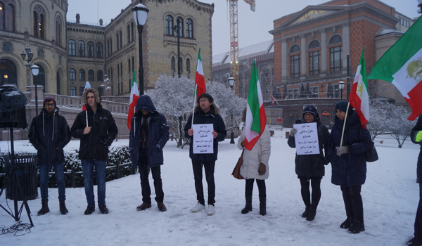 اسلو - نروژ - همبستگی با اعتراض علیه اعدام در تهران