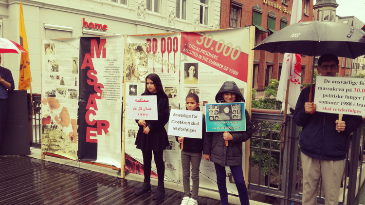 همبستگی با جنبش دادخواهی شهیدان قتل عام تابستان ۶۷ - فراخوان به محاکمه سران رژیم آخوندی - دانمارک