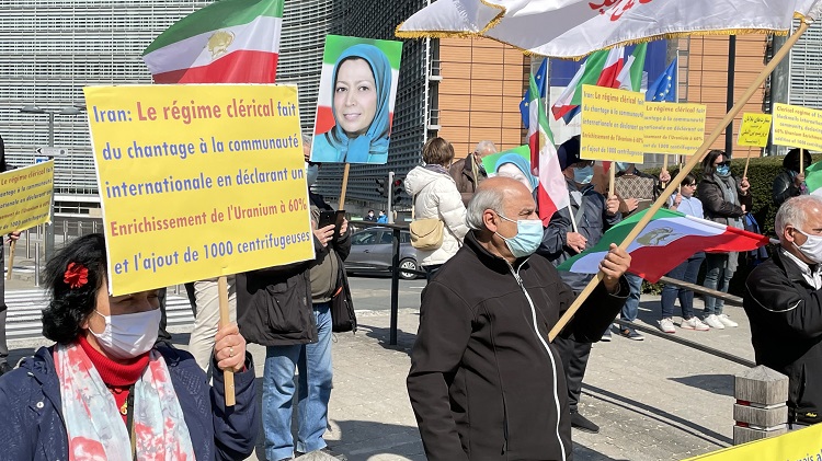 تظاهرات ایرانیان آزاده در بروکسل6
