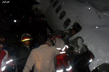 تصاویر تکان دهنده و منتشرنشده از فاجعه سقوط هواپیمای ارومیه