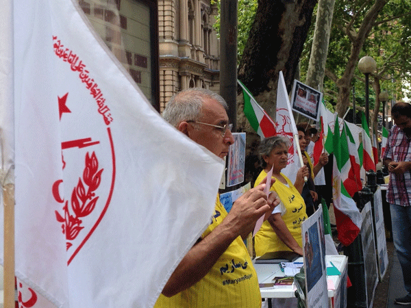 استرالیا - سیدنی - تظاهرات در اعتراض به نمایش انتخابات رژیم آخوندی و اعدام و نقض حقوق بشر در ایران