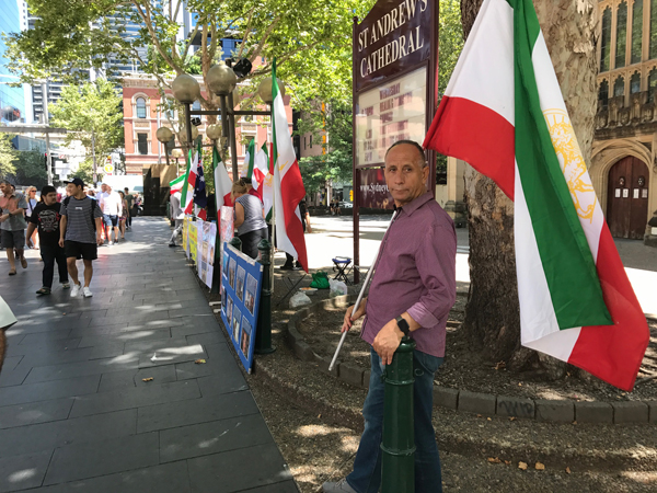 تظاهرات در استرالیا - فراخوان برای آزادی زندانیان سیاسی