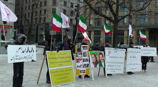 همبستگی با زندانیان سیاسی در ایران - محکومیت موج اعدامها - مونترال- کانادا