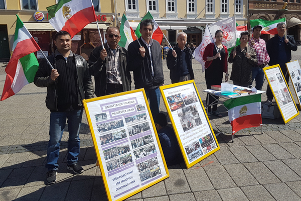 محکومیت نمایش انتخابات قلابی آخوندی - مالمو - سوئد