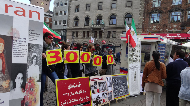 همبستگی با کارزار بین المللی دادخواهی قتل عام شهیدان ۶۷ در دانمارک - محکومیت موج اعدامها در ایران