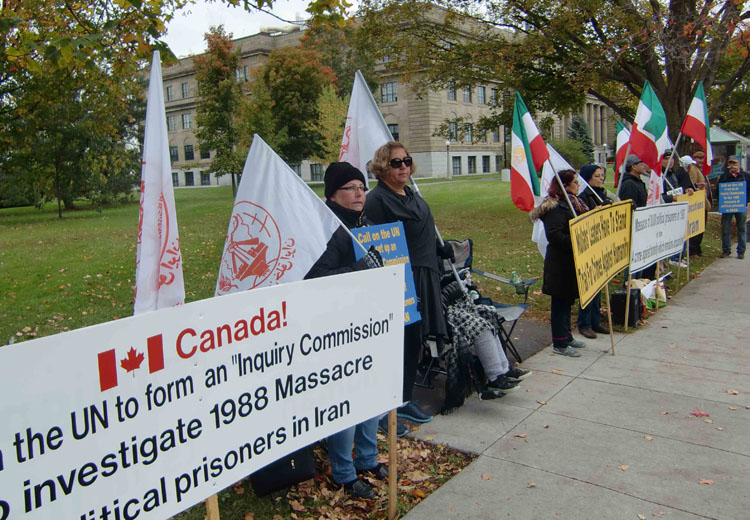 همبستگی و حمایت از جنبش جنبش دادخواهی قتل عام زندانیان سیاسی - اتاوا - کانادا