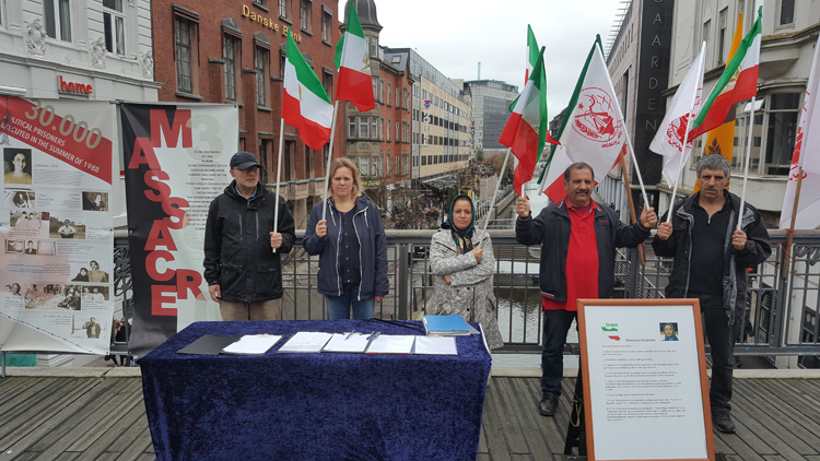 دانمارک - آرهوس - همبستگی با جنبش سراسری دادخواهی 