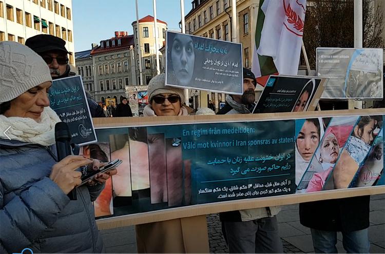 همبستگی با روز جهانی منع خشونت علیه زنان در سوئد