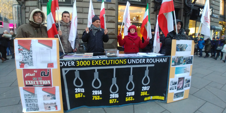 اتریش - وین- محکومیت موج اعدامها و نقض حقوق بشر در ایران