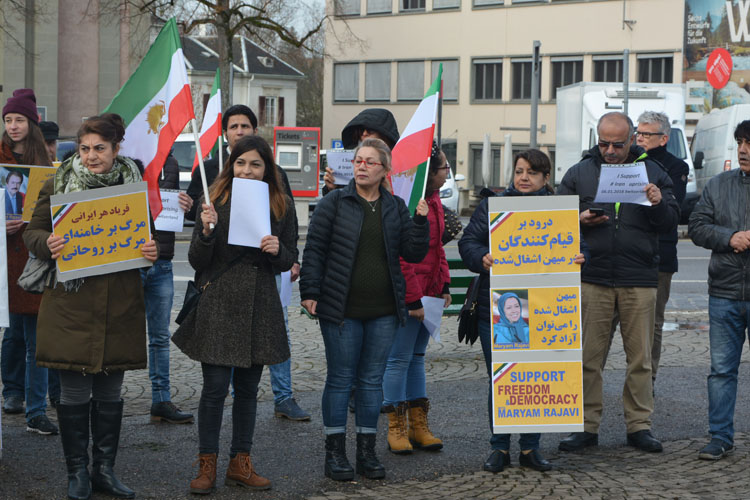 همبستگی با قیام ایران در سوئیس