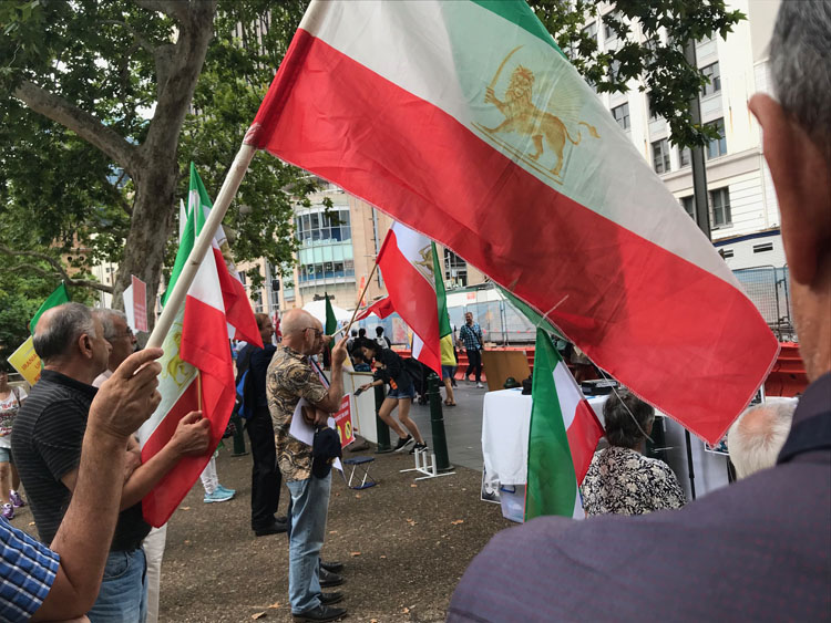 همبستگی با قیام ایران در استرالیا