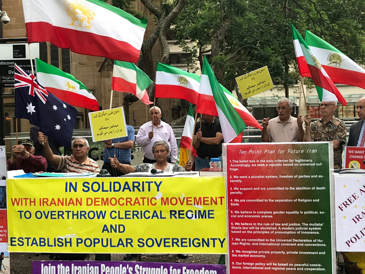 همبستگی با قیام ایران در استرالیا