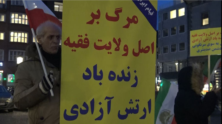 همبستگی با قیام ایران در دانمارک