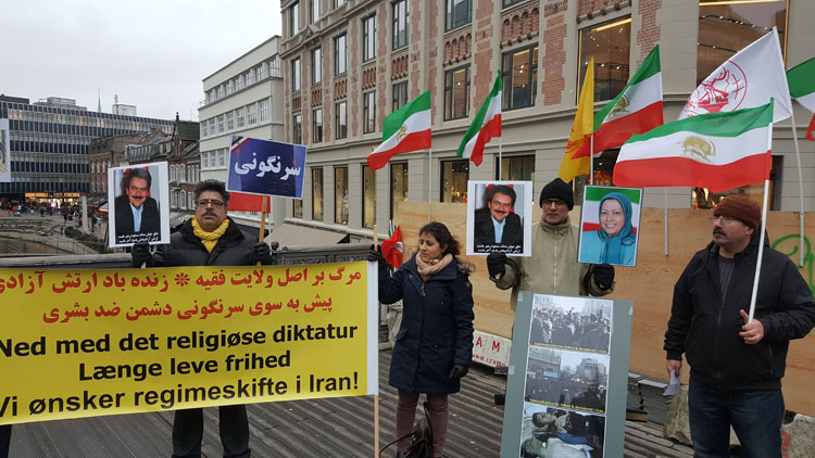 همبستگی ایرانیان آزاده با قیام سراسری ایران در کشورهای مختلف