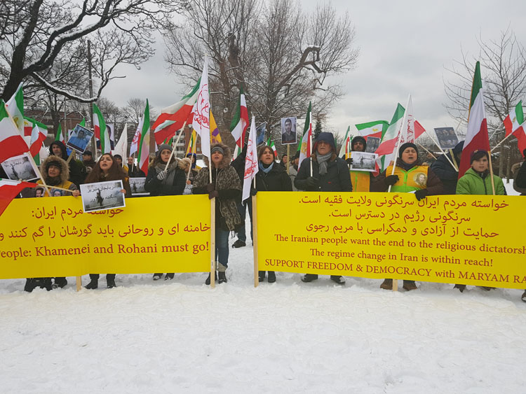 ادامه کارزار جهانی ایرانیان آزاده در همبستگی با قیام سراسری مردم ایران