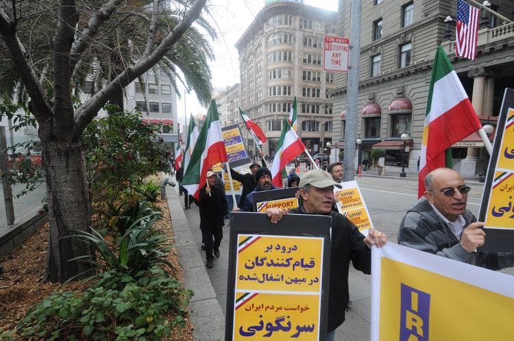 ادامه کارزار جهانی ایرانیان آزاده در همبستگی با قیام سراسری مردم ایران