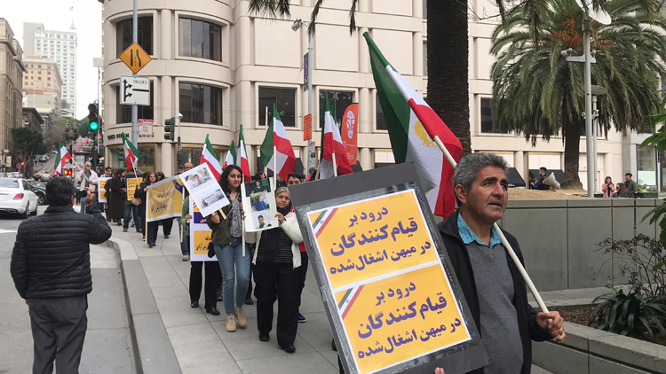 ادامه کارزار جهانی ایرانیان آزاده در همبستگی با قیام سراسری مردم ایران