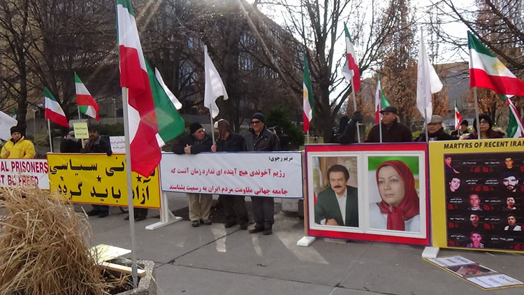 تظاهرات در کانادا(اتاوا، تورنتو) - همبستگی با قیام مردم ایران 