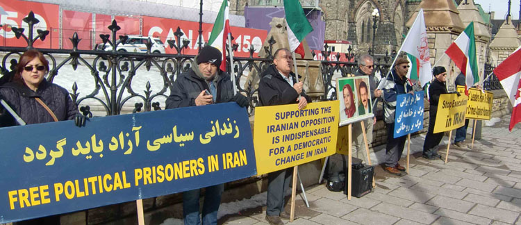 تظاهرات در کانادا(اتاوا، تورنتو) - همبستگی با قیام مردم ایران 