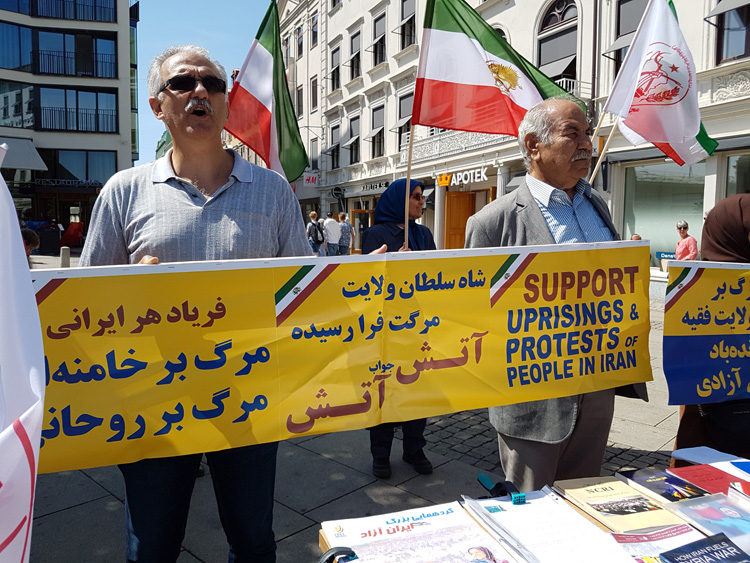 همبستگی  و حمایت ایرانیان آزاده با گردهمایی بزرگ مقاومت در پاریس