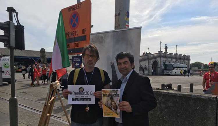 همبستگی و حمایت بین المللی ایرانیان آزاده با گردهمایی بزرگ مقاومت در پاریس - ۹ تیر