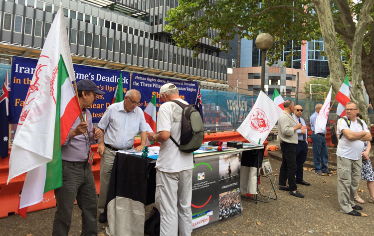 تظاهرات ایرانیان در استرالیا