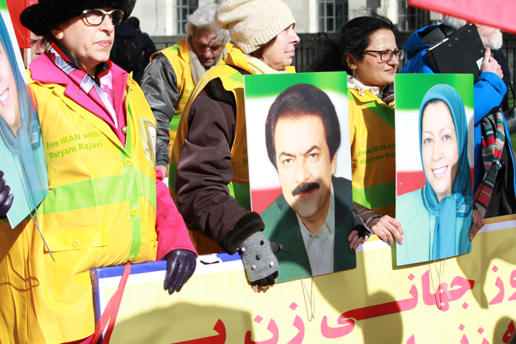 تظاهرات ایرانیان در لندن