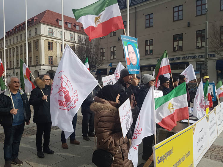  سوئد- یوتوبری - تظاهرات علیه نقض حقوق بشر در ایران