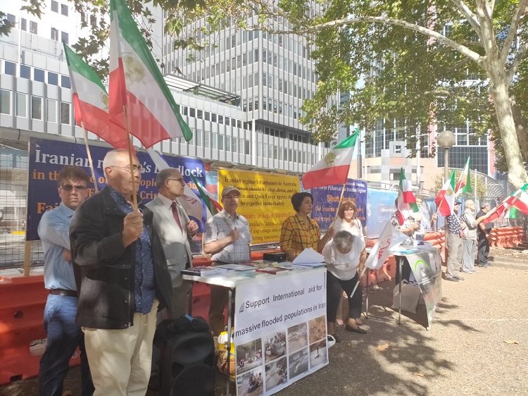 همبستگی ایرانیان آزاده در استرالیا با هموطنان سیل زده 