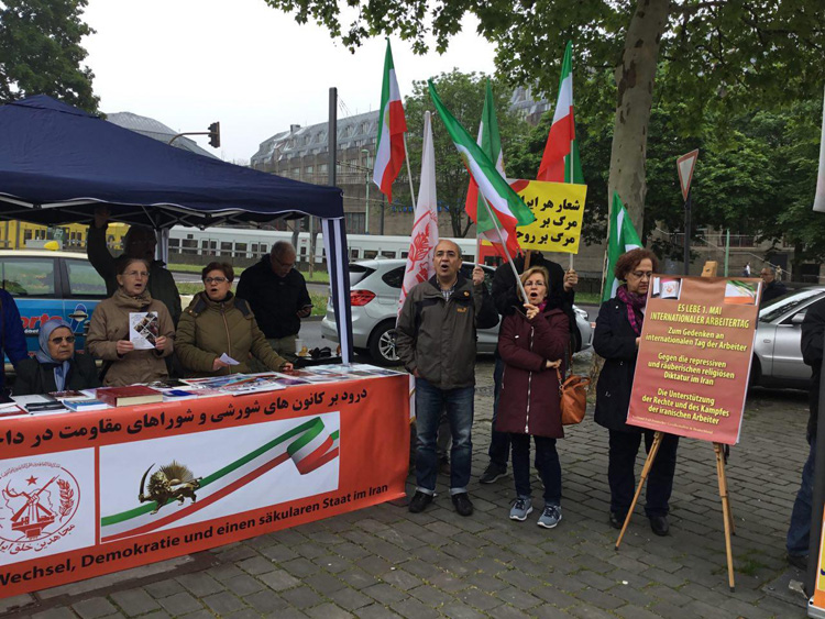 شرکت حامیان مقاومت در مراسم روز جهانی کارگر در کشورهای مختلف