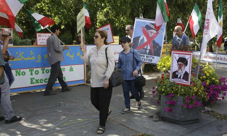تظاهرات در کانادا- همبستگی با مقاومت ایران و قیام مردم بپاخاسته