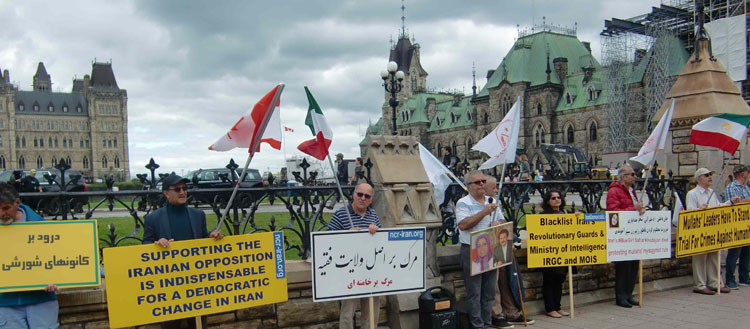 کانادا - محکومیت رژیم ضدبشری آخوندی - حمایت از مقاومت و قیام مردم بپاخاسته