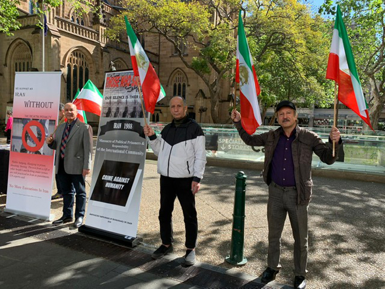 تظاهرات در استرالیا - محکومیت موج اعدام‌ها و نقض فاحش حقوق بشر در ایران