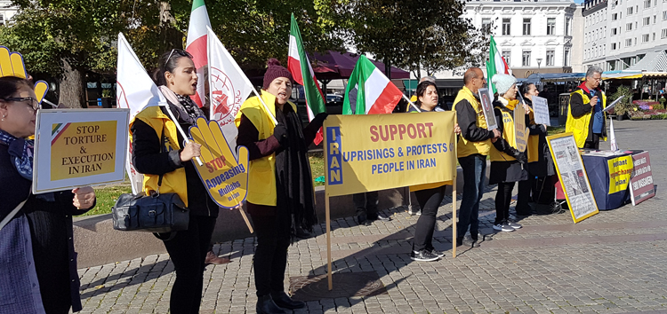 تظاهرات در سوئد - محکومیت رژیم‌ آخوندی همبستگی با جنبش دادخواهی