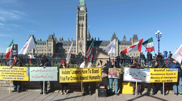 تظاهرات ایرانیان آزاده در کانادا - محکومیت نقض حقوق بشر در ایران