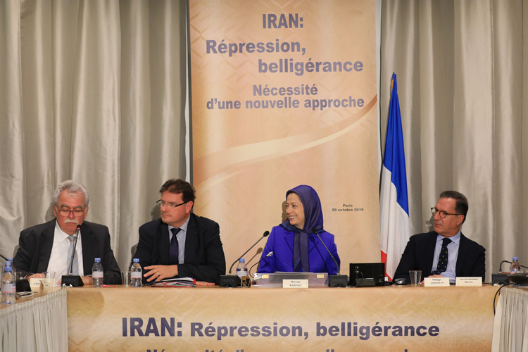 سخنرانیهای کنفرانس در مجلس ملی فرانسه، باحضور رئیس خانم مریم رجوی