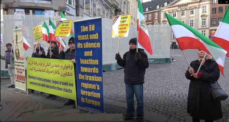 دانمارک - تظاهرات در محکومیت اعدام و نقض فاحش حقوق بشر در ایران