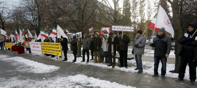 حمایت حامیان مقاومت و اشرف‌نشانان از قیام قهرمانانه مردم ایران