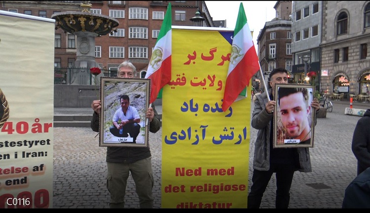 گرامیداشت شهدای قیام ایران در دانمارک