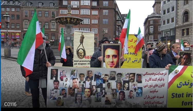 گرامیداشت شهدای قیام ایران در دانمارک