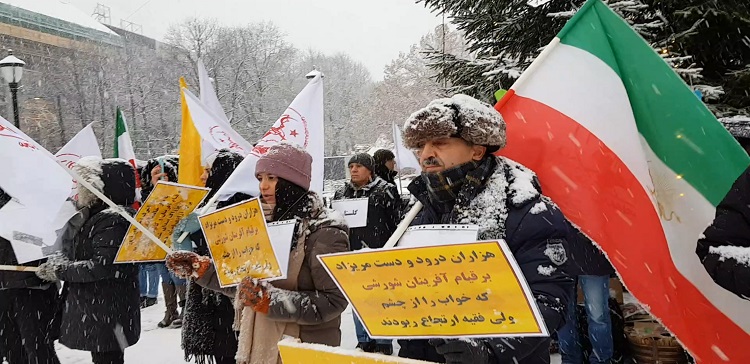 گرامیداشت شهیدان قیام ایران در اسلو - نروژ