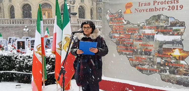 گرامیداشت شهیدان قیام ایران در اسلو - نروژ