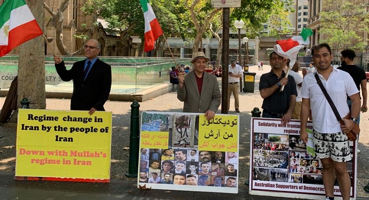 گرامیداشت چلهم شهیدان قیام ایران در سیدنی
