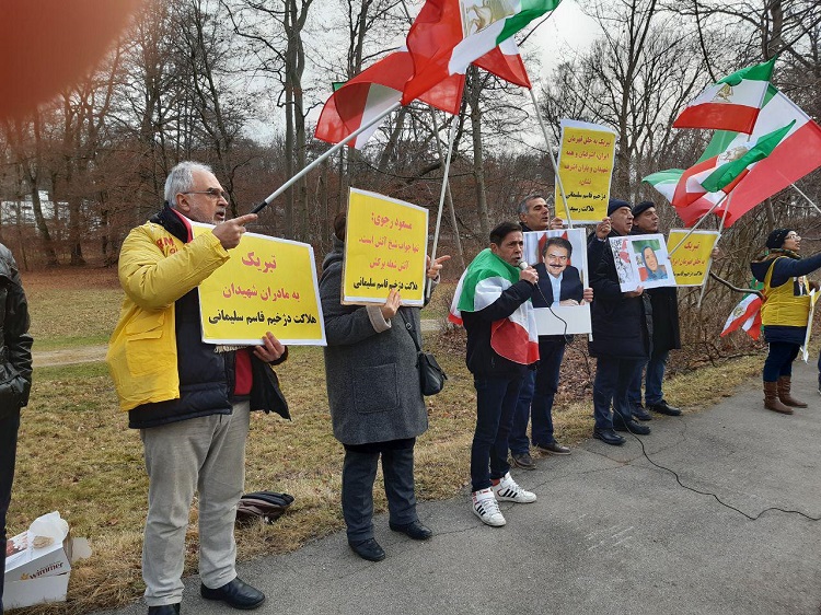 همبستگی ایرانیان آزاده با قیام مردم ایران در رم، مونیخ